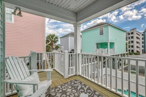 Terrace/patio - Portobello II 1316 - 2nd Row Community in Garden City Beach (Garden City Beach)
