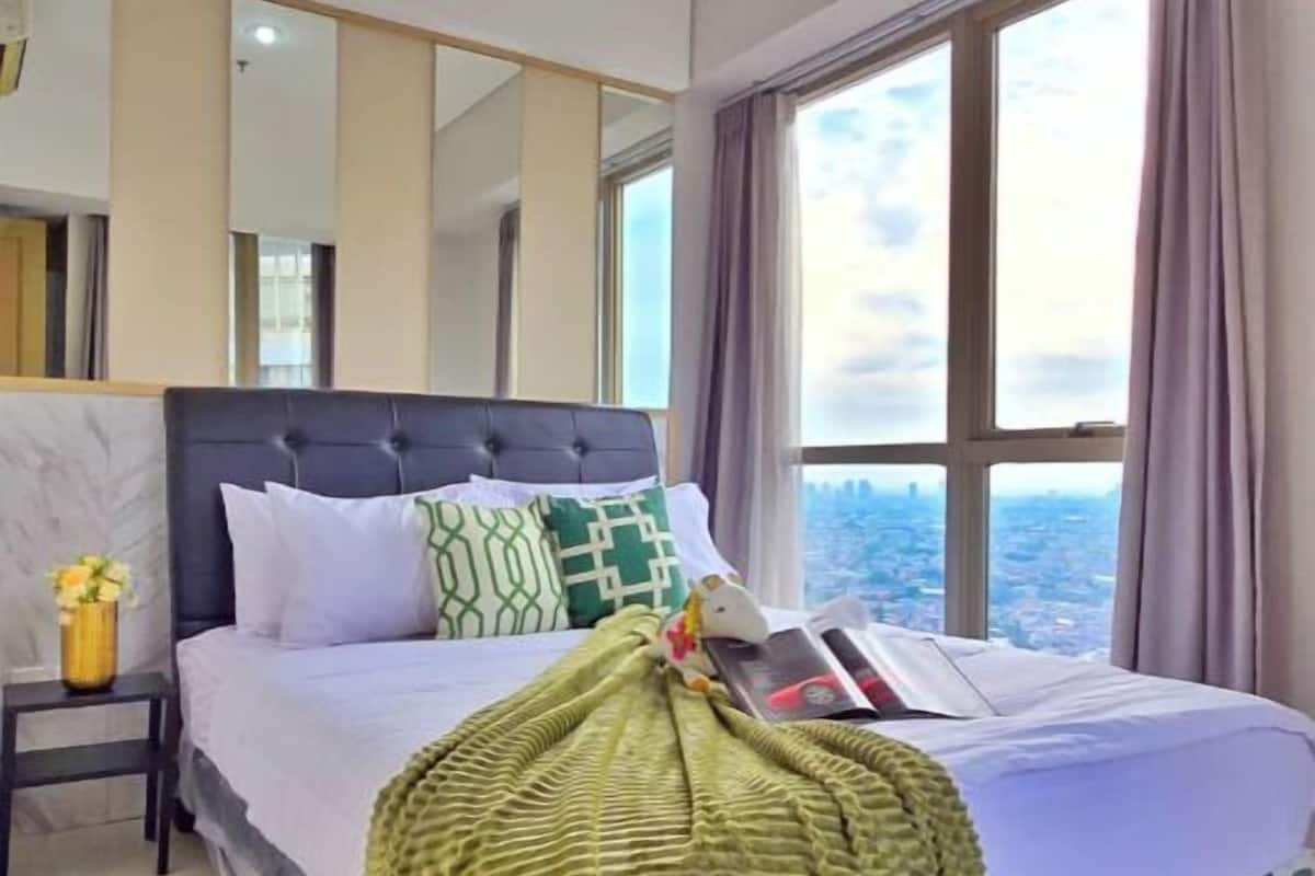 아파트, 침실 2개, 시내 전망