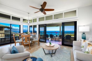 Living area - Kapalua Ridge Ocean View Villas with 2 Rental Cars Included, 2 Units with 3 total Bedrooms ML-3662 | KBM (Lahaina)
