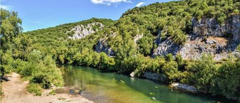 Blick von der Unterkunft