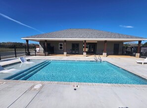Pool - fully set up camper, located at Homestead RV Community resort (Theodore)