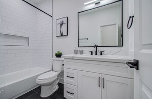 Towels, soap, toilet paper