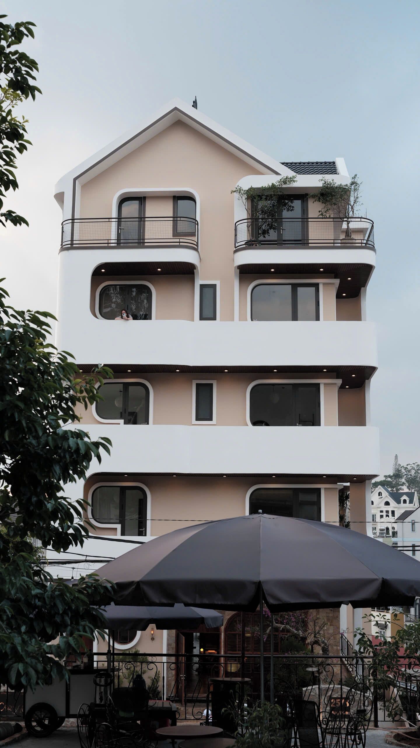 Fassade der Unterkunft