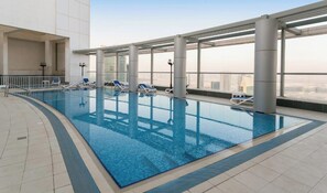 Leilighet  – deluxe, byutsikt | Basseng