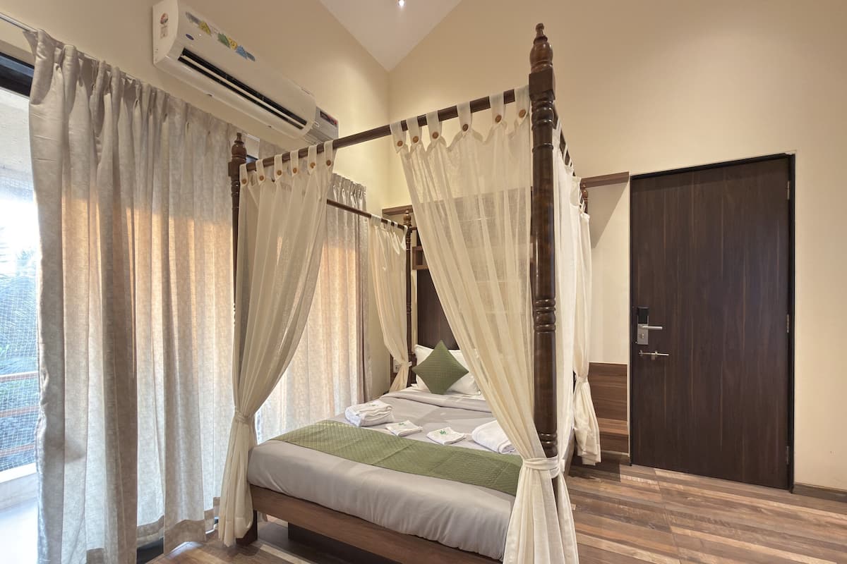 Deluxe-Einzelzimmer, Balkon, Gartenblick