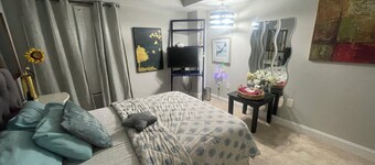 Cozy 1-bedroom condo in serene 2B2B Arlington with all amenities. 