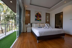 1 bedroom, iron/ironing board, WiFi, bed sheets - Lovely studio with AC in charming Tambon Kamala (Tambon Kamala)