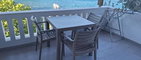 Studio, 1 Bedroom, Balcony, Sea View | Terrace/patio