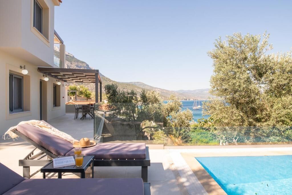 Hus - 2 soveværelser - privat pool - havudsigt | Terrasse/gårdhave