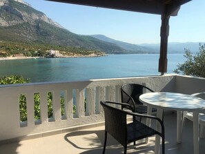 Studiolejlighed - 1 soveværelse - balkon - havudsigt | Terrasse/gårdhave