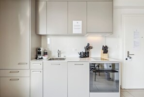 Private kitchen - Comfortable Flat with Terrace in Zurich (401-16) (Zürich)