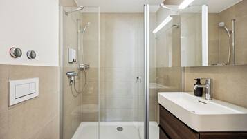 Shower, hair dryer