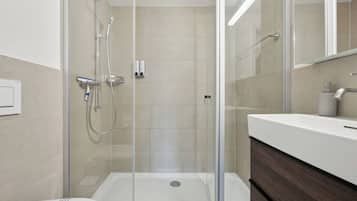 Shower, hair dryer