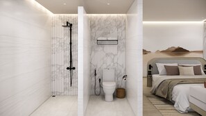 Executive Double Room, River View | Bathroom - BTP Hotel (Mueang Nakhon Phanom)