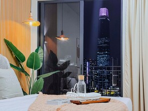City-Studio, Nichtraucher, Stadtblick | Blick auf die Stadt