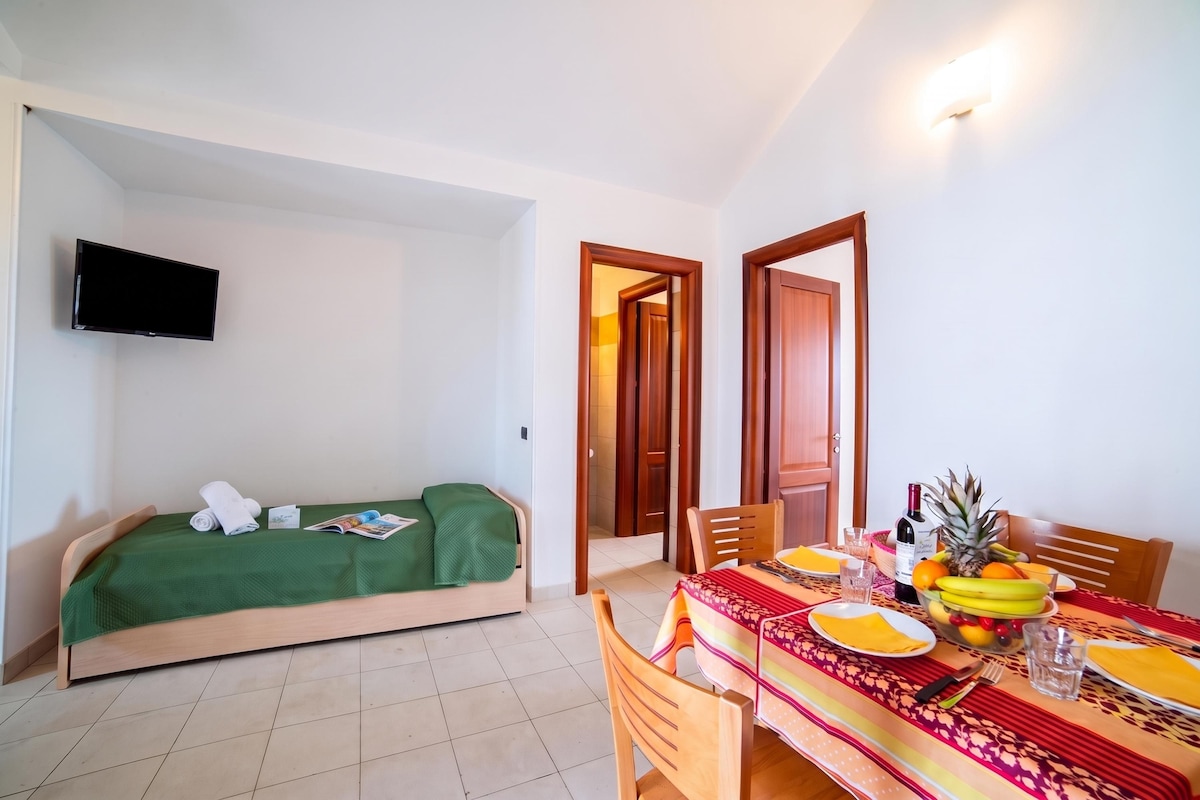 Family Apartment, 1 Bedroom, Balcony (Beach in 5 min | Pool Access | n.62) | 1 bedroom, WiFi