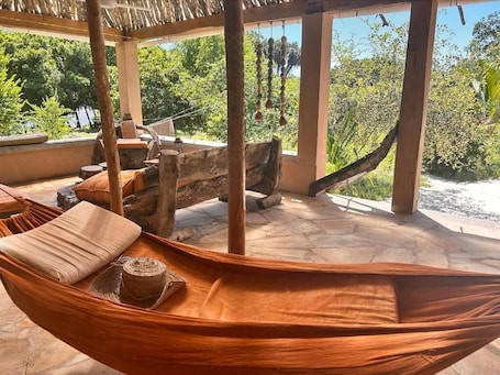 Comfort Villa, River View | Terrace/patio. Kwa Simba Lodge
