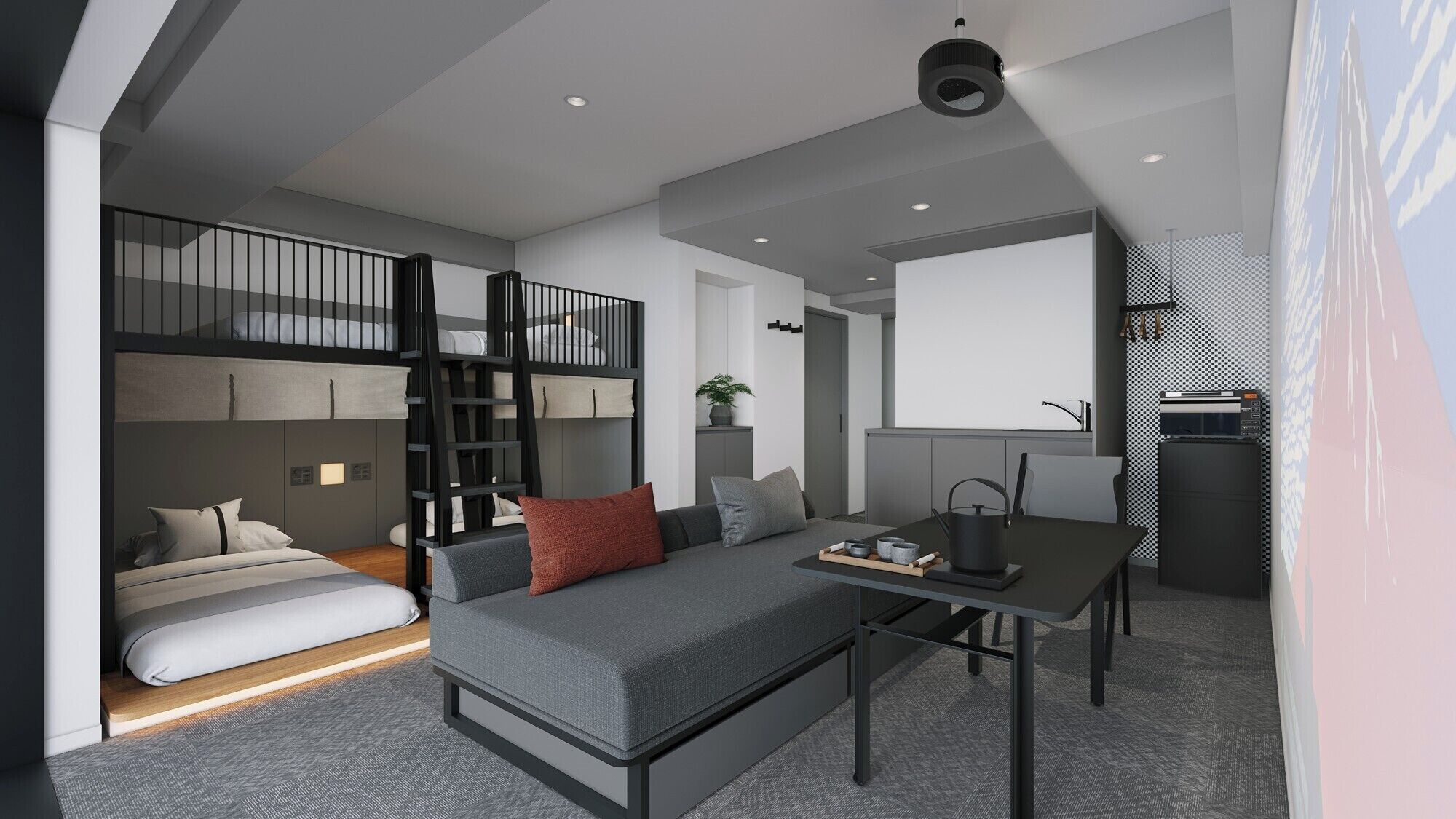 Moderate 4 Beds, Non Smoking