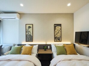 1 chambre, fer et planche à repasser, Wi-Fi gratuit, draps fournis