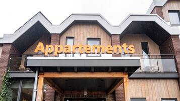 Fassade der Unterkunft