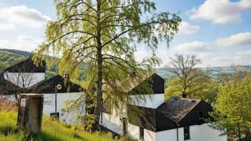 Deluxe-lejlighed - balkon - udsigt til have | Udendørsområde