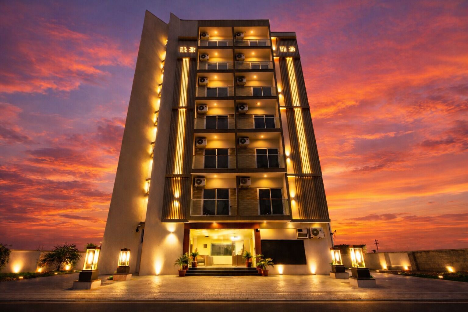 Fachada da propriedade