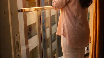 Uitzicht vanaf balkon