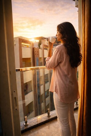 Balcony view - Hotel Royal Suites Outer Ring Bellandur (Bengaluru)