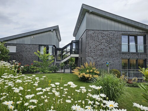 Apartment 'Am Naturpark Terra Vita' with Private Garden, Wi-Fi, and Air Conditioning