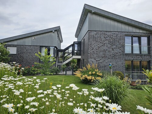 Apartment 'Am Naturpark Terra Vita' with Private Garden, Wi-Fi, and Air Conditioning