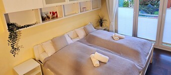 Apartment 'Am Naturpark Terra Vita' with Private Garden, Wi-Fi, and Air Conditioning