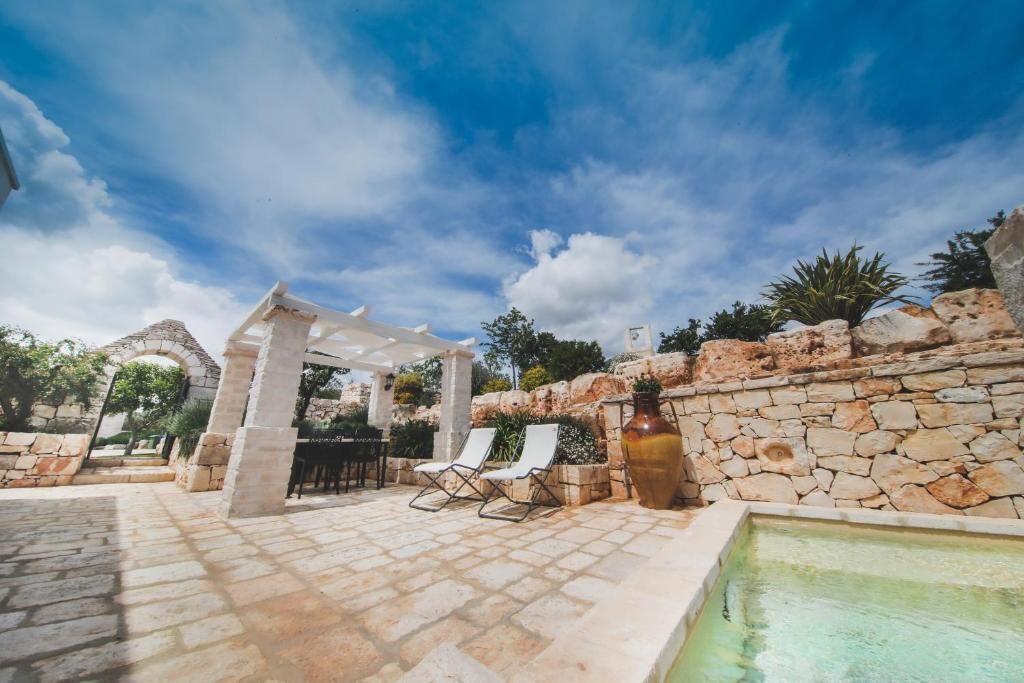 Luxury House, Patio, Courtyard View (Trullo Arancio) | Terrace/patio