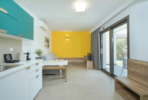 Family Apartment, Pool View | Interior - OLIVIA RESORT (Thasos)