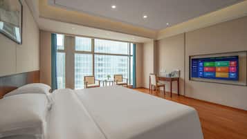 Business dubbelrum - utsikt mot staden