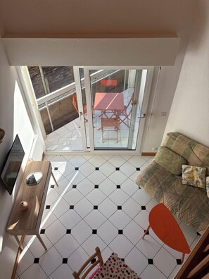 Living area - 4-person apartment, 50 m from the beach (Saint-Palais-sur-Mer)