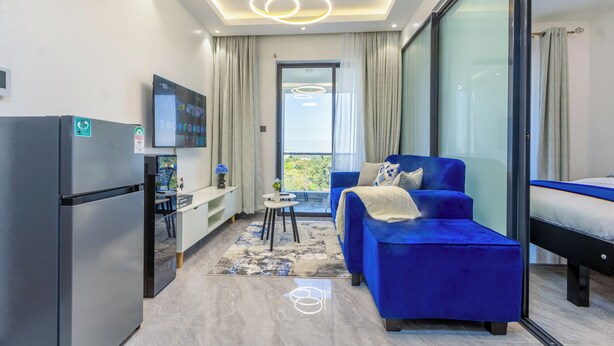 1 bedroom, iron/ironing board, free WiFi, bed sheets - Modern Apartment w/great view,pool and gym,5 mins walk to the shopping centre (Nairobi)