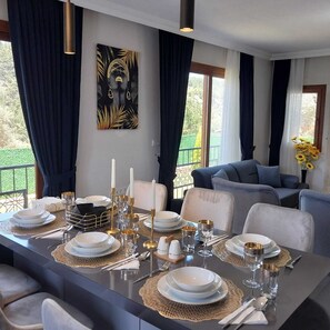 Dining - Villa Erce Family Villa with Pool Akyaka (Akyaka)