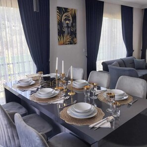 Villa, Mountain View | Dining - Villa Erce Family Villa with Pool Akyaka (Akyaka)