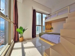 Apartemen, 2 kamar tidur, pemandangan kota | Pemandangan dari kamar