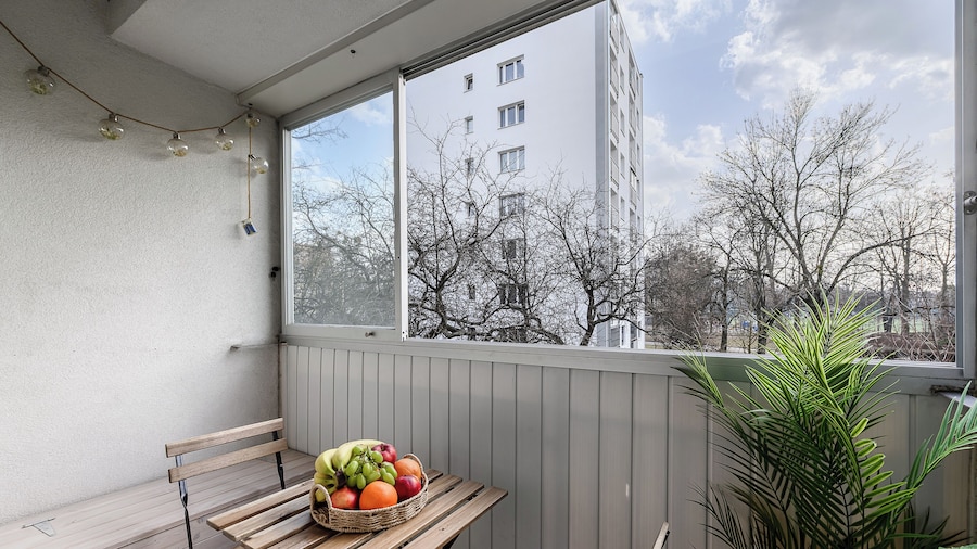 Lumina apart with balcony in Warsaw