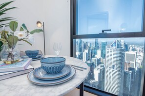 Dining - 73rd Floor Luxury Apt | Melbourne CBD (Melbourne)