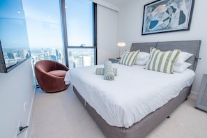 1 bedroom, iron/ironing board, WiFi, bed sheets - 73rd Floor Luxury Apt | Melbourne CBD (Melbourne)