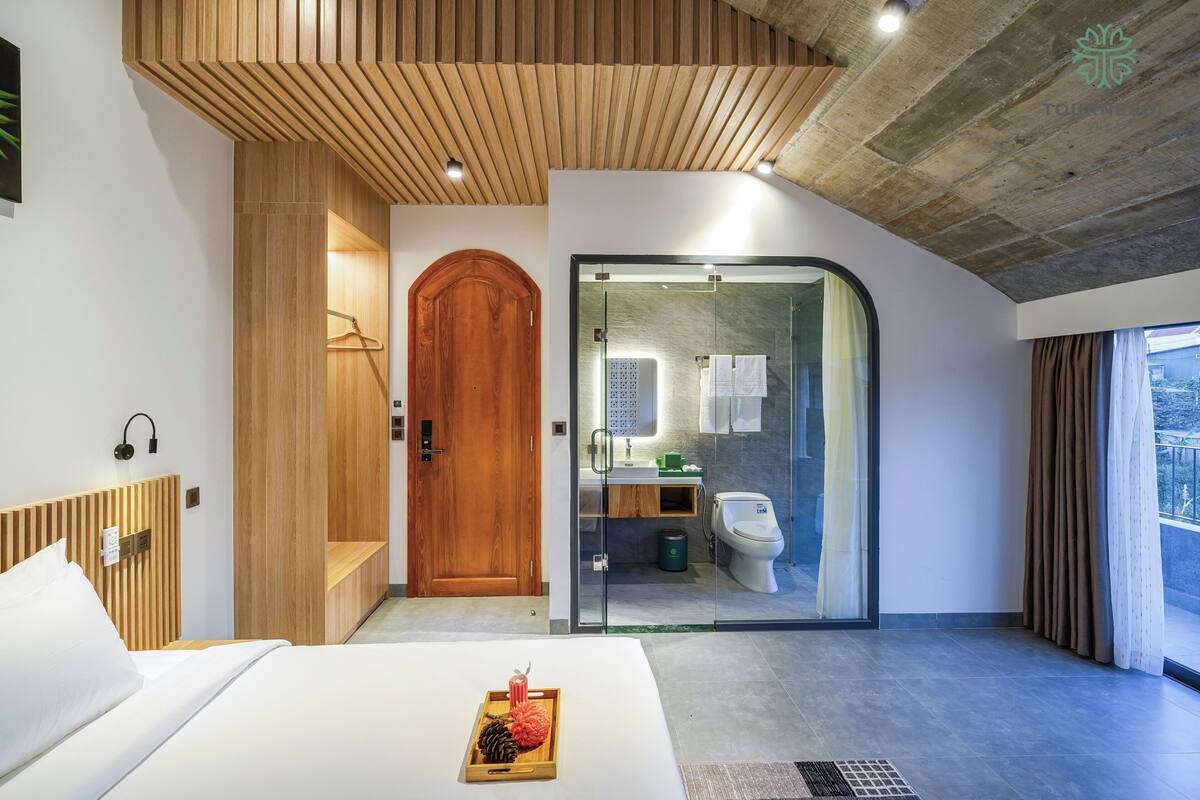 Quarto luxo, vista para a colina