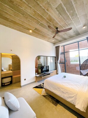 Quarto standard, para não fumantes, vista para o pátio