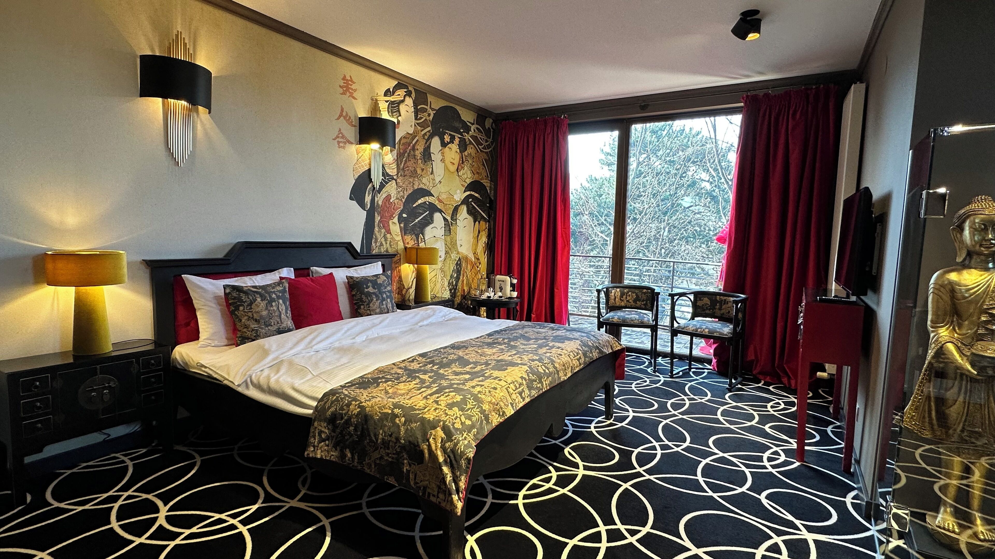 Habitación doble de estilo japonés