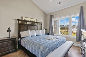 2 bedrooms, desk, iron/ironing board, WiFi - Fairway Views & Poolside Relaxation (Myrtle Beach)