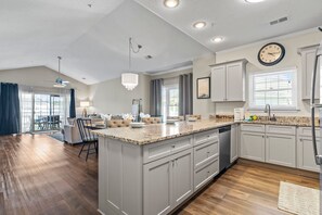 Fridge, microwave, oven, stovetop - Fairway Views & Poolside Relaxation (Myrtle Beach)