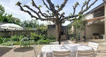 Gîte Fleurs de Gamay, in the heart of the Beaujolais region. Pets allowed