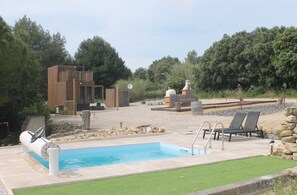 Pool - The Vigné Cabin – Unique Vacation Rental in the Heart of the Hérault Vineyards (Saint-Pargoire)