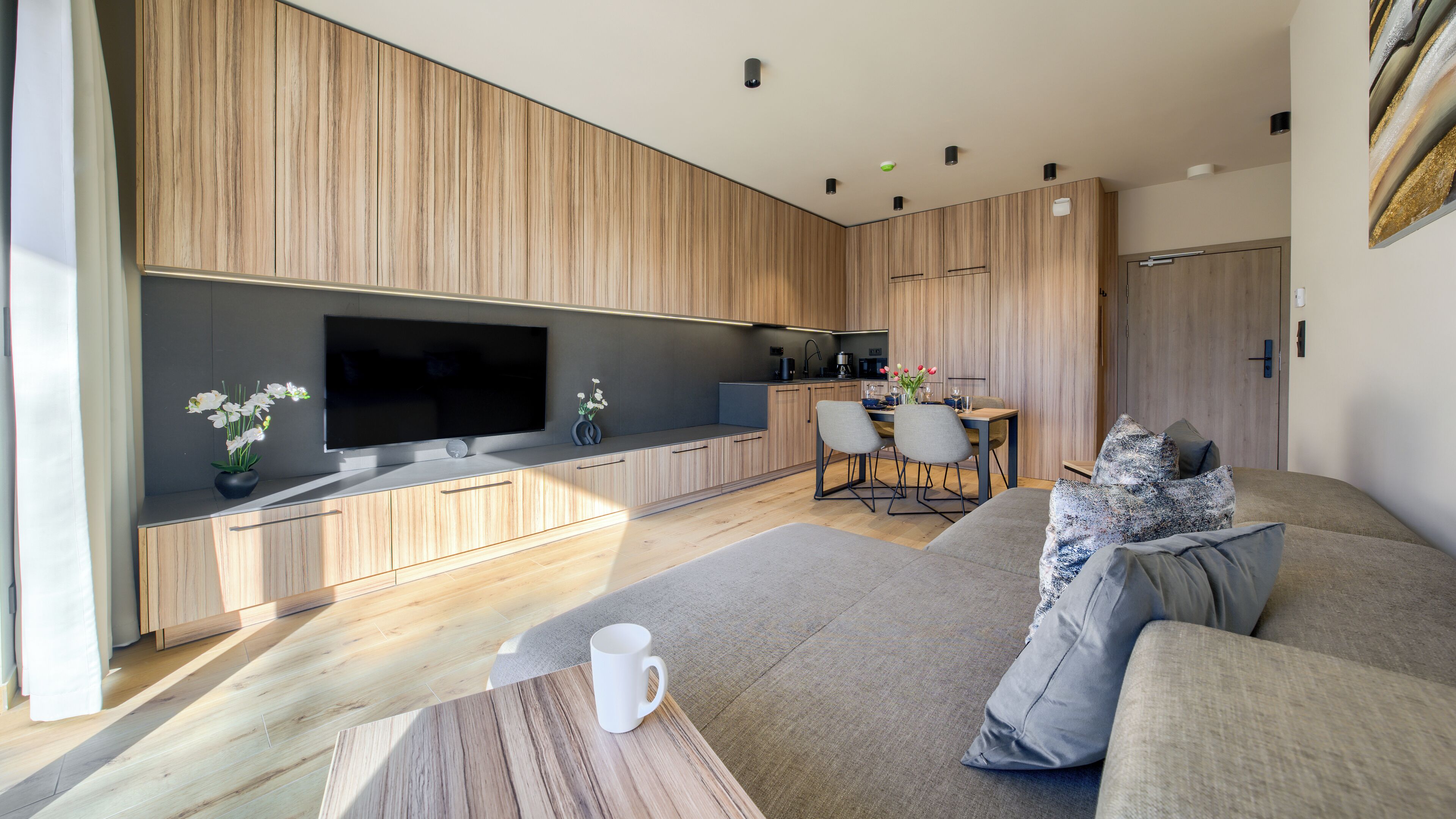 Apartment (A 3.5) | Living area | Flat-screen TV